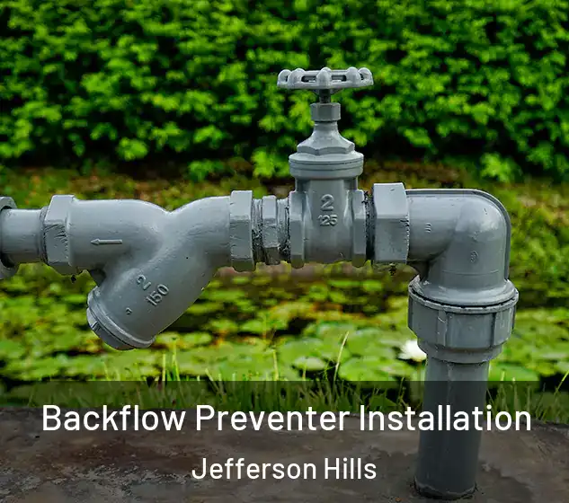  Backflow Preventer Installation Jefferson Hills