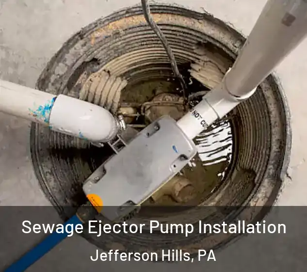  Sewage Ejector Pump Installation Jefferson Hills, PA