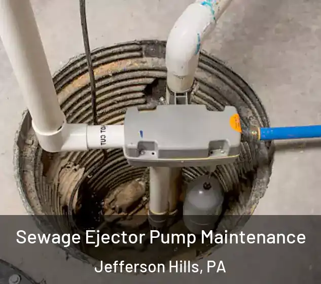  Sewage Ejector Pump Maintenance Jefferson Hills, PA
